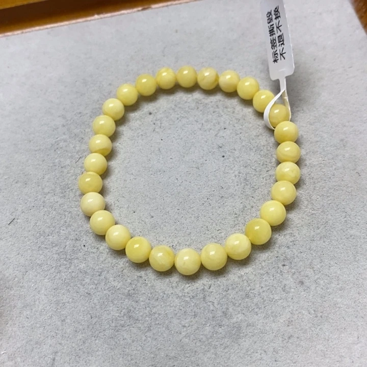 未镶嵌蜜蜡裸石串