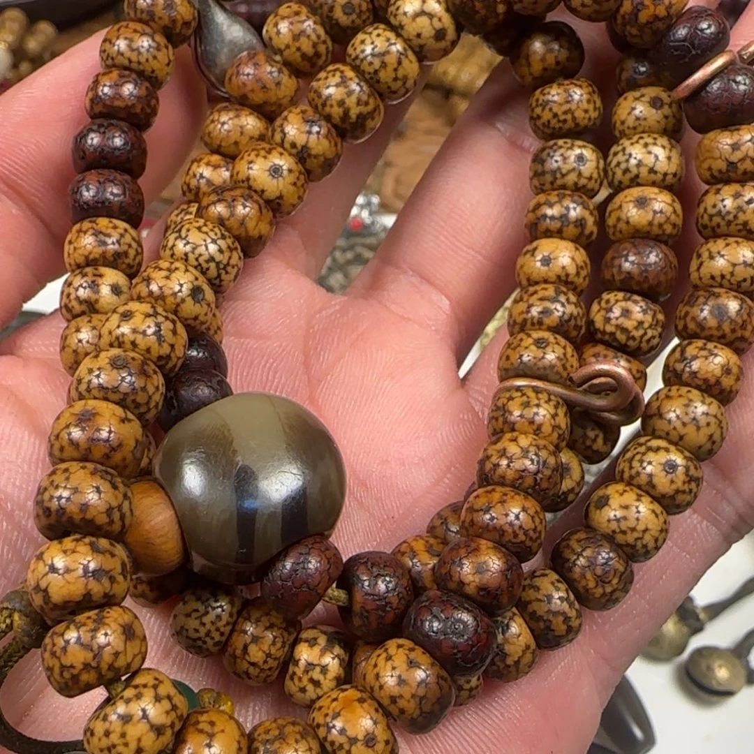 藏传老星月108念珠