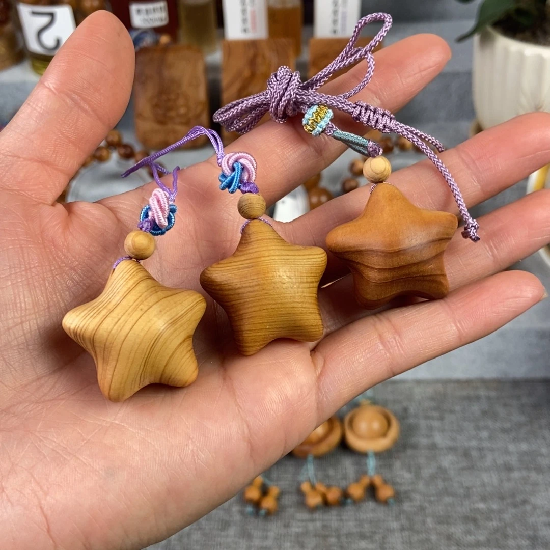 手串/手链柏木（崖柏）北太行高崖陈化星星吊坠 清香甜香