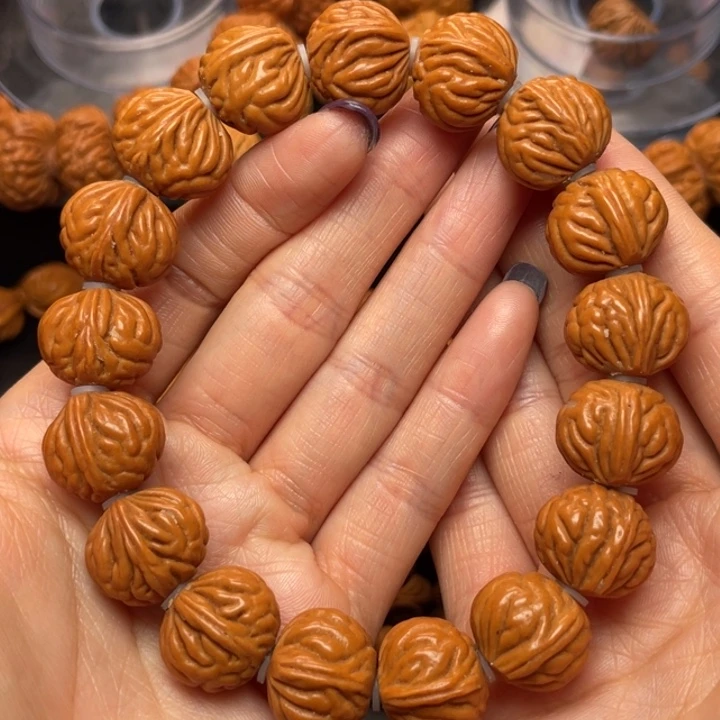 桃核手串龙纹桃核9