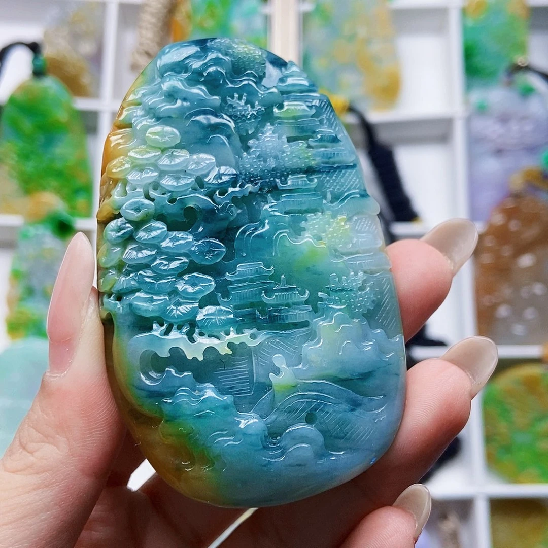 定制翡翠未镶嵌天然翡翠A货