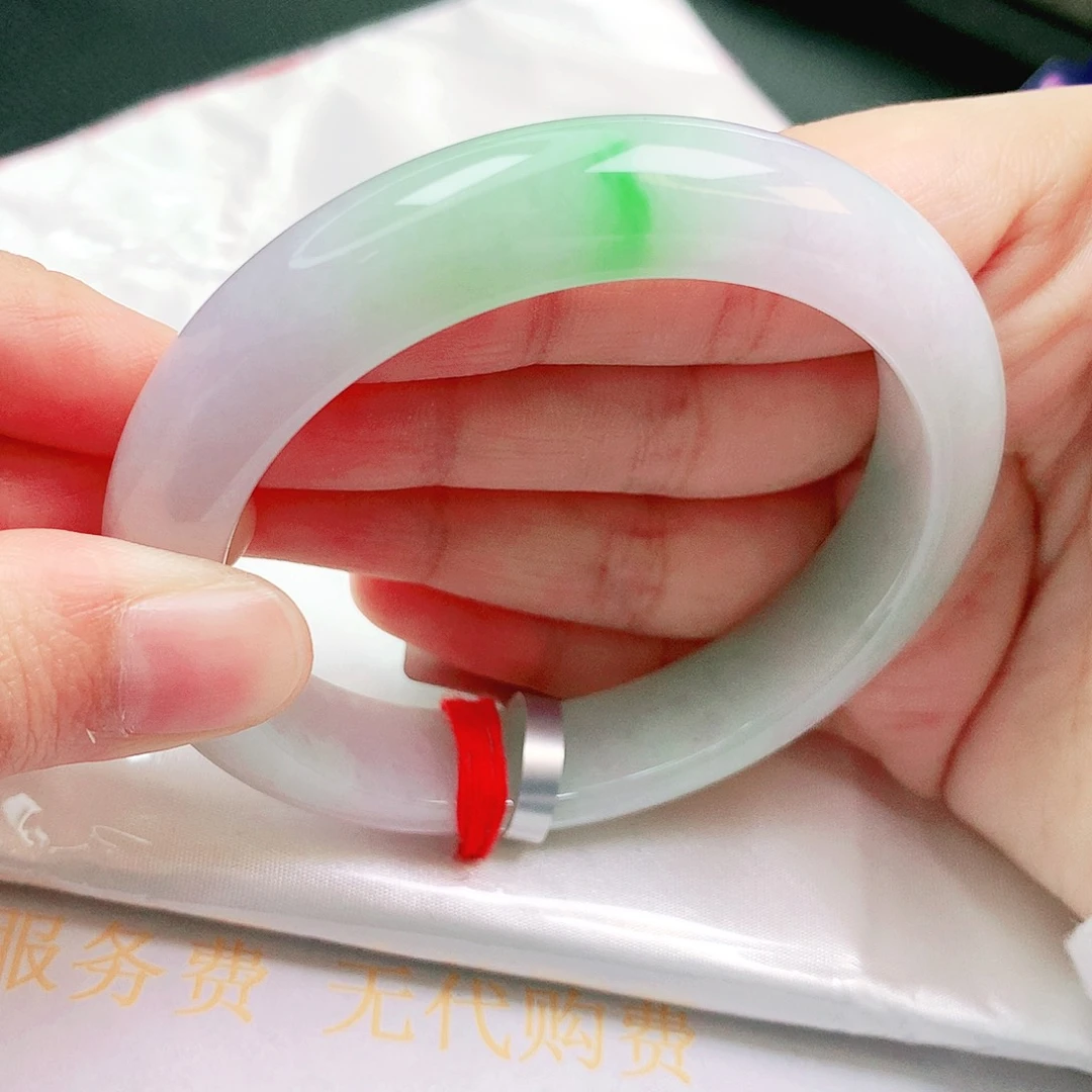 翡翠未镶嵌手镯缅甸天然a货翡翠手镯