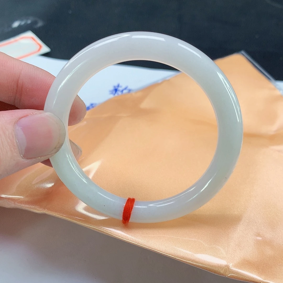 翡翠手镯未镶嵌156缅甸天然翡翠A货