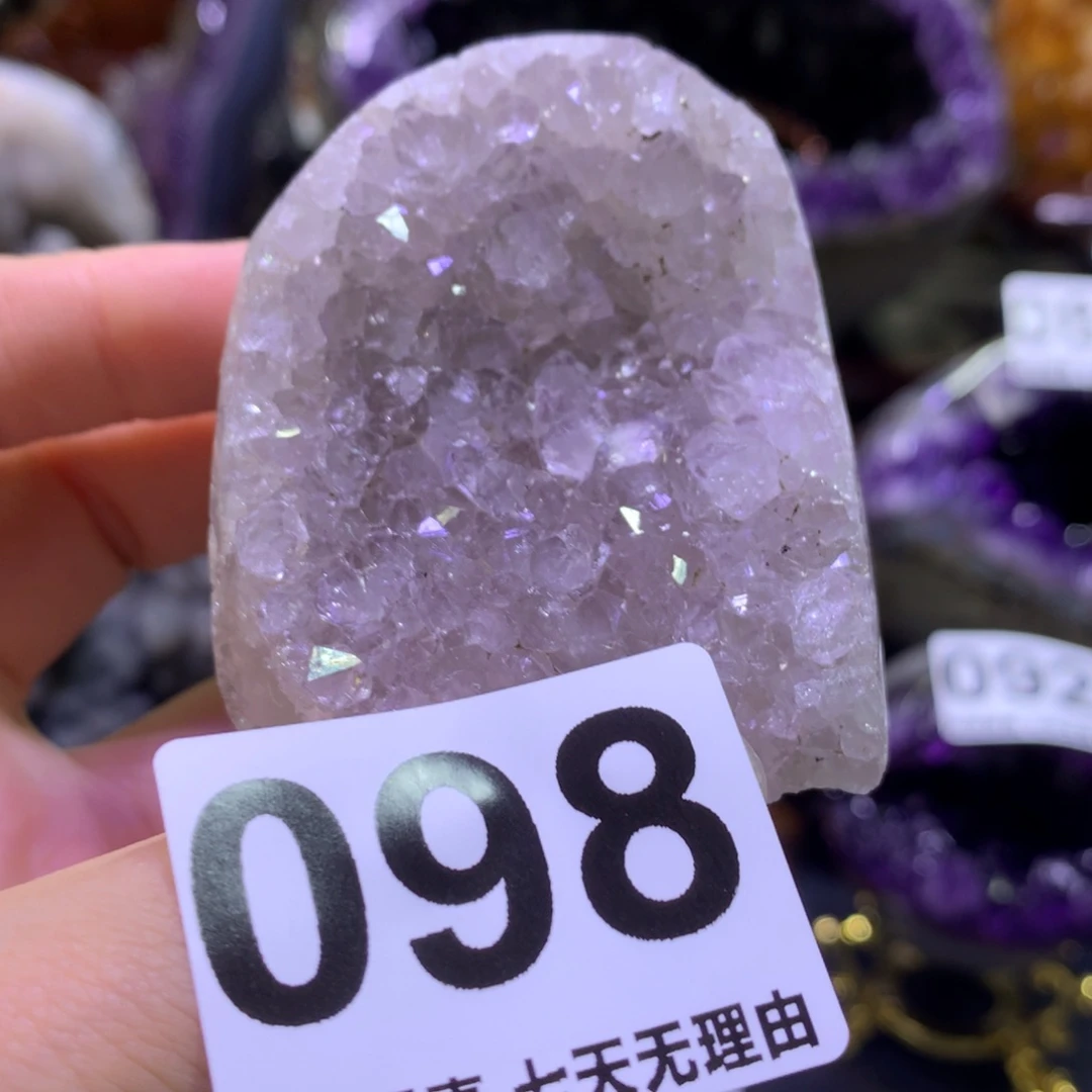 摆件紫晶未镶嵌水晶