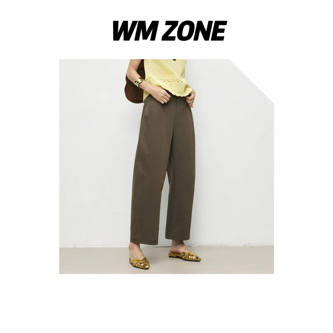 WM 3-12- 3866 微微皱时装香蕉裤