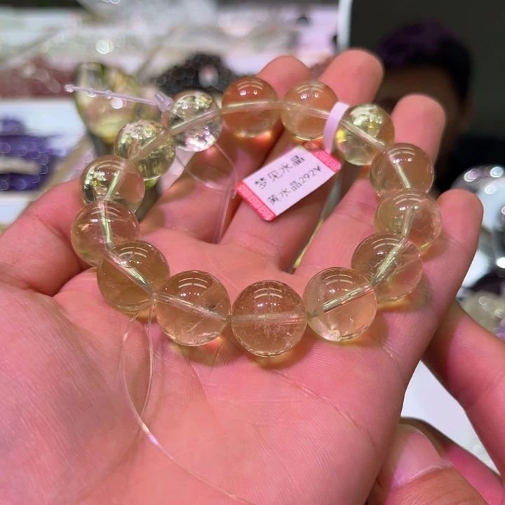 【闪购商品】烟晶手链未镶嵌黄阿塞