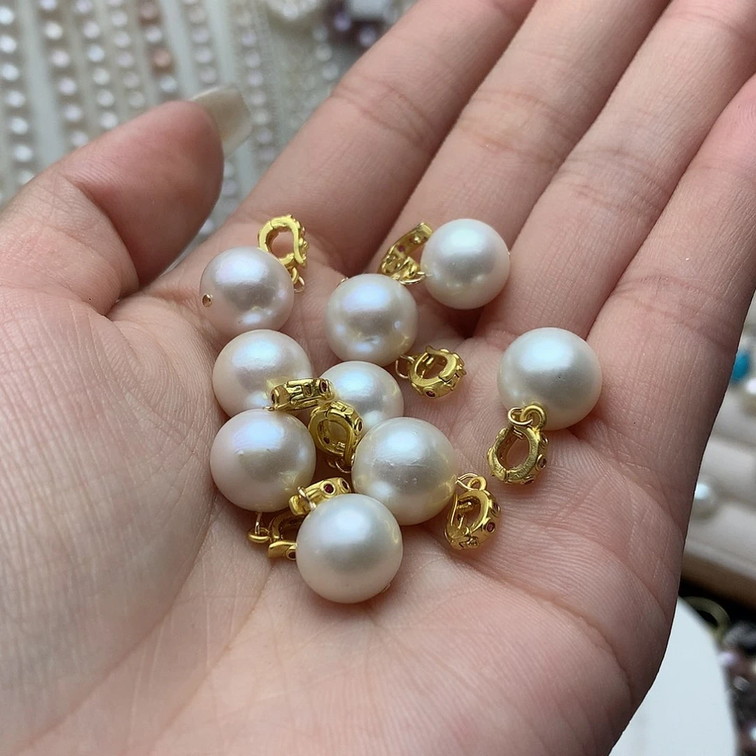 淡水珍珠11-12未镶嵌dz88吊坠
