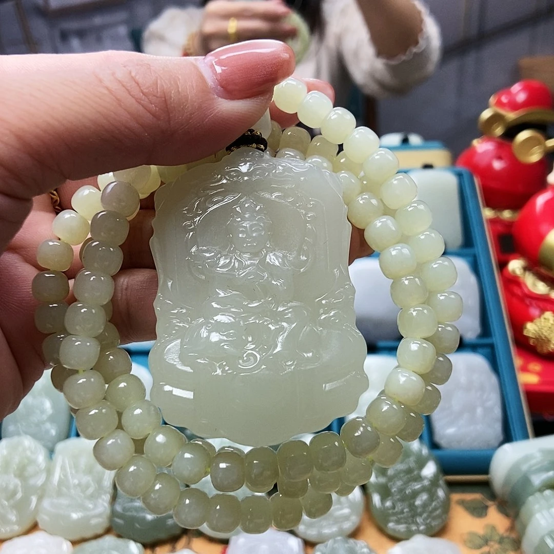 和田玉颈饰未镶嵌L****