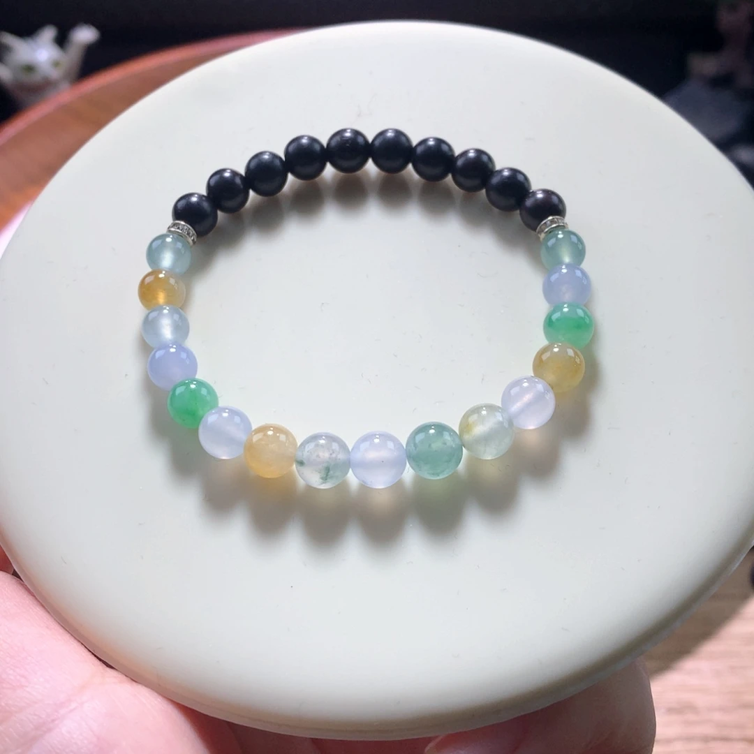 翡翠手链未镶嵌爱丽丝梦游仙境