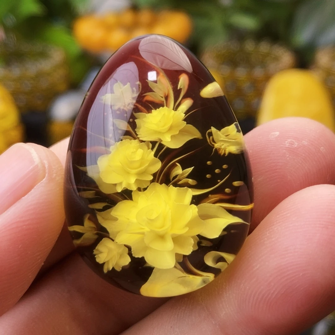 【闪购商品】未镶嵌吊坠(不含链)金珀