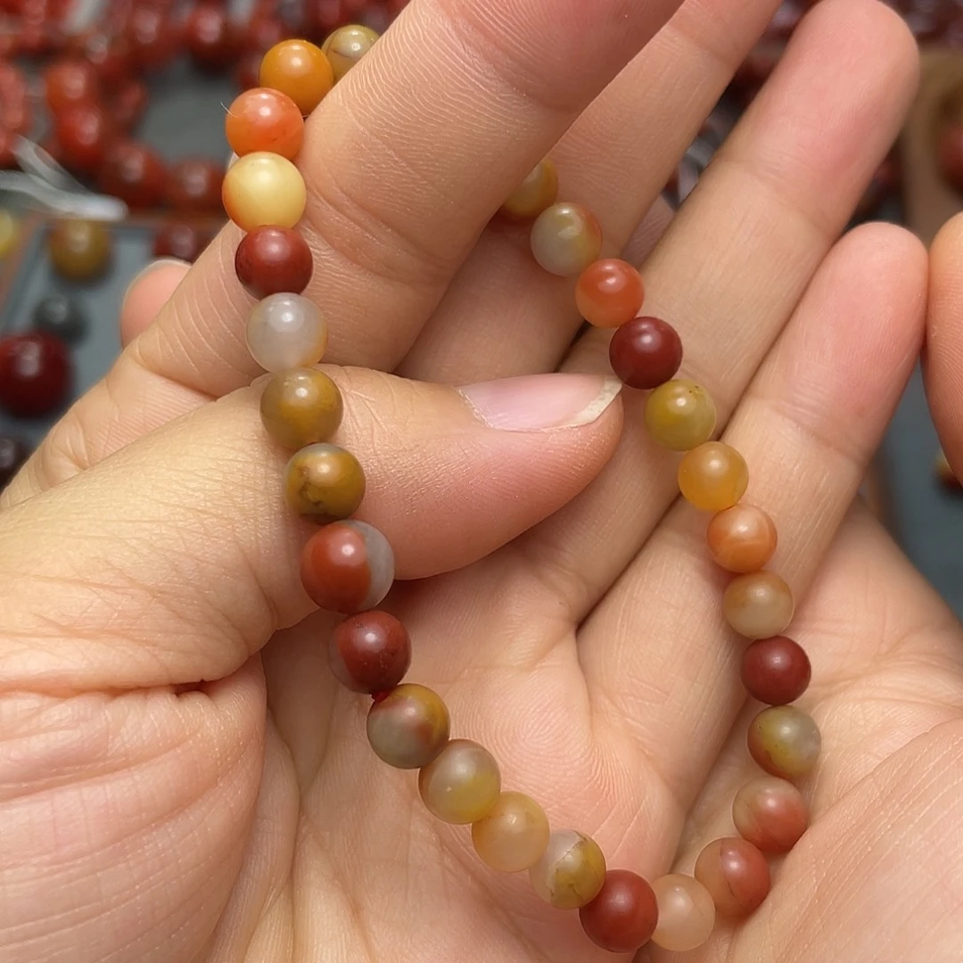 未镶嵌单珠南红玛瑙6多样性发1