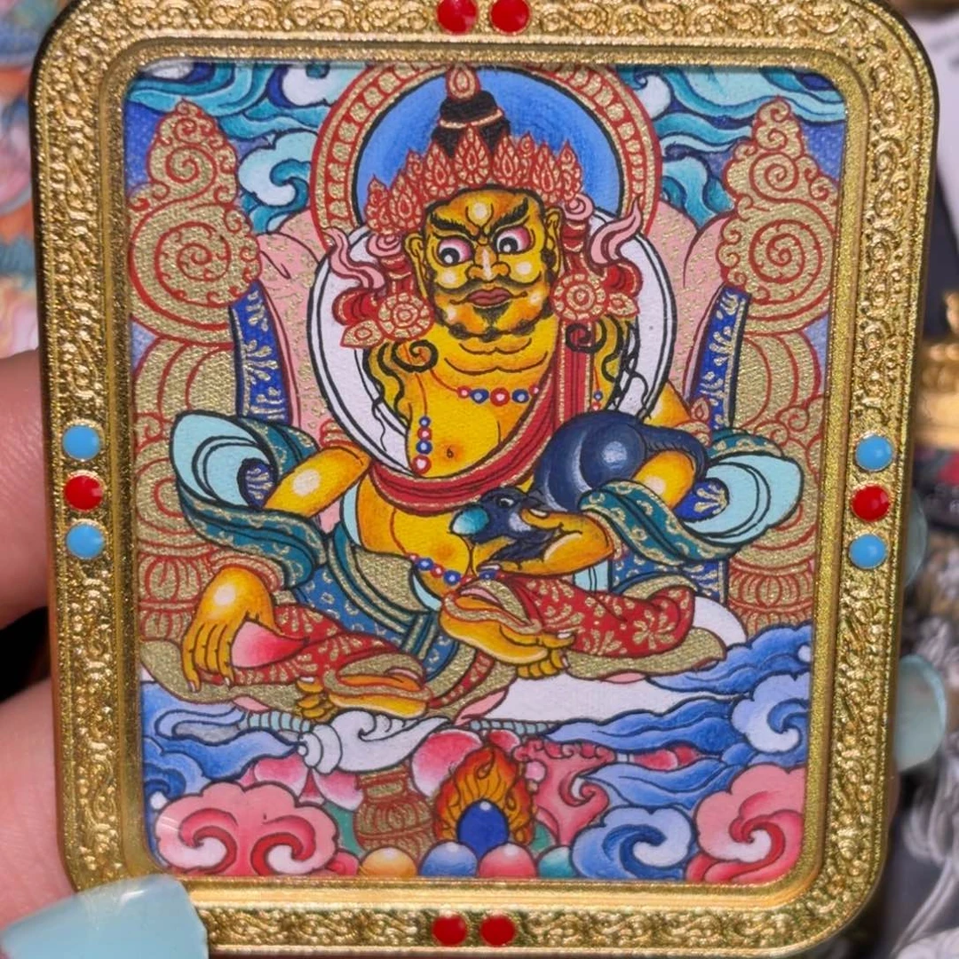 吊坠纯手绘热卡黄财
