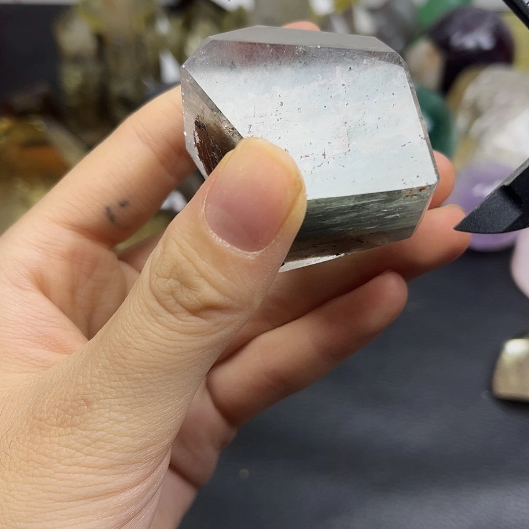 珠宝半成品未镶嵌紫晶106水晶石