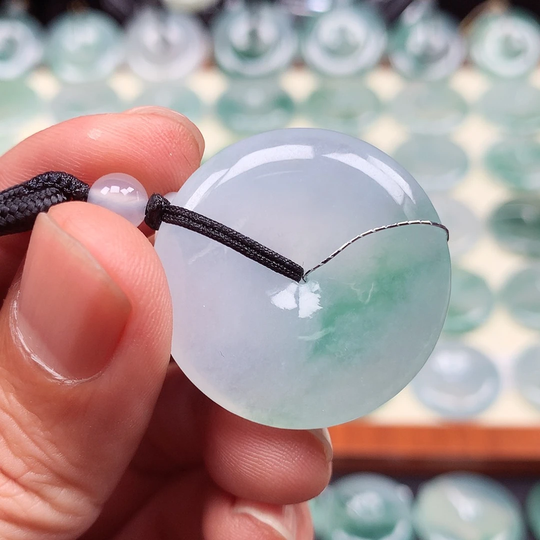 颈饰未镶嵌翡翠30.8-5.8mm