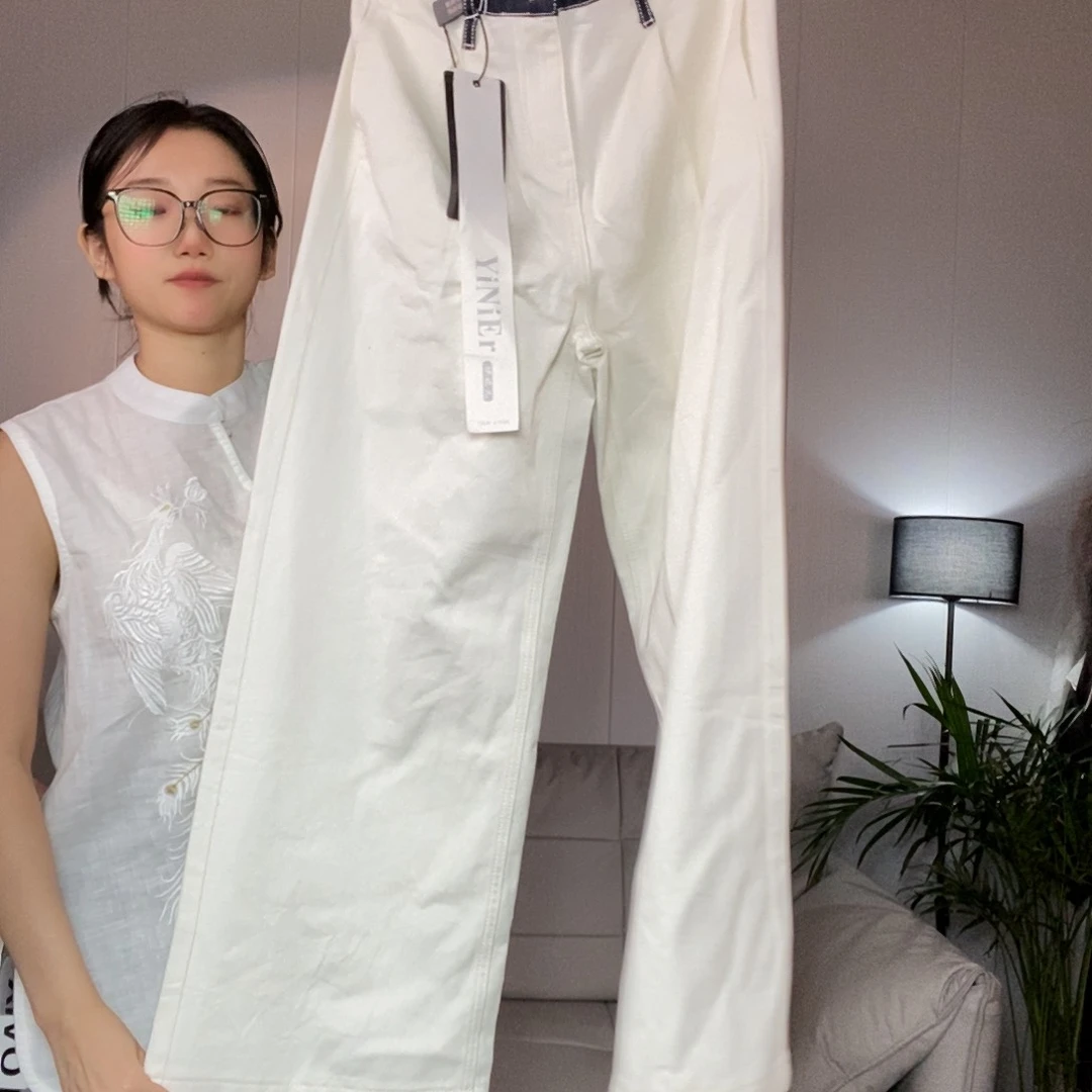 小码加大去拍测裤子，