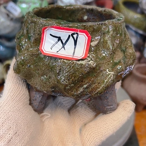 粗陶花盆手工花盆制作
