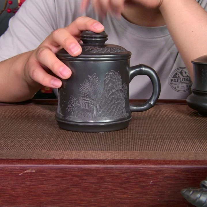 茶杯紫砂高货放漏