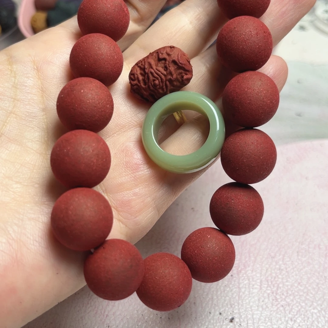 泥塑百花麝香1.5的18子手持