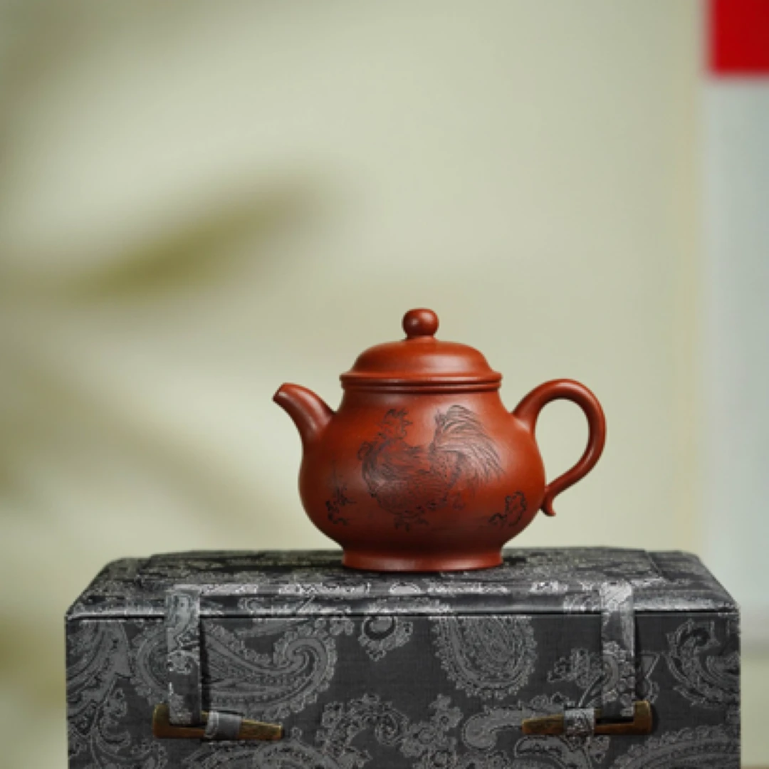 潘壶·150cc·原矿老朱泥  紫砂壶