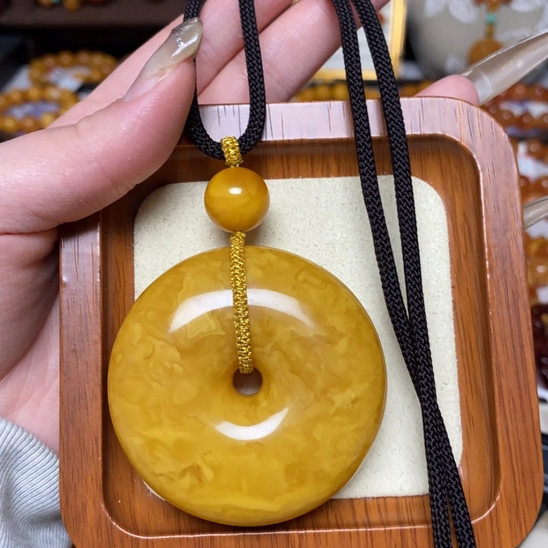 【闪购商品】蜜蜡颈饰未镶嵌项链