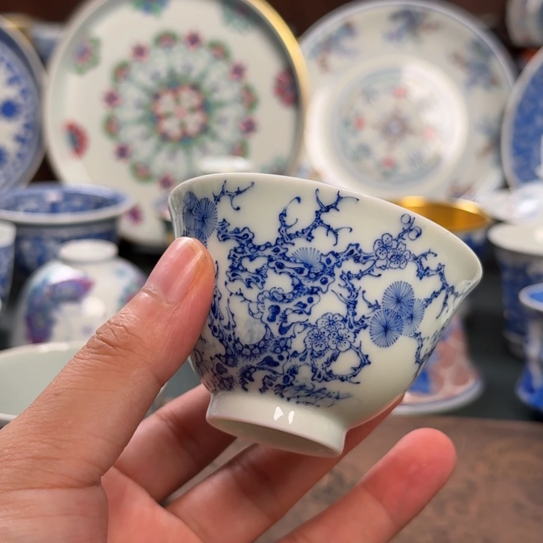 纯手工手绘陶瓷茶具
