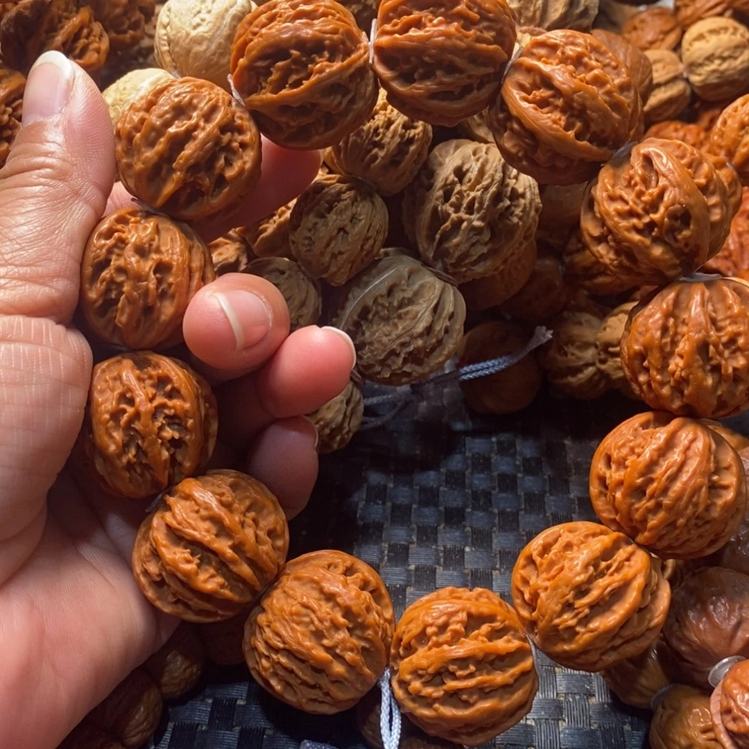 吊坠文玩核桃粗筋方墩