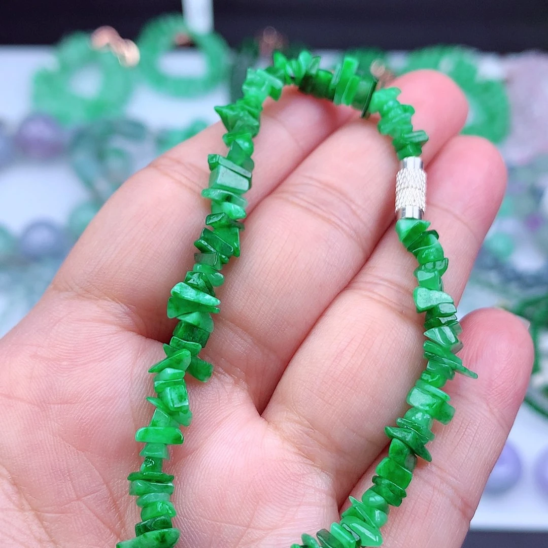 未镶嵌手链翡翠手串
