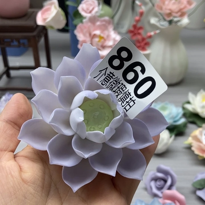 陶瓷手工制作陶瓷花