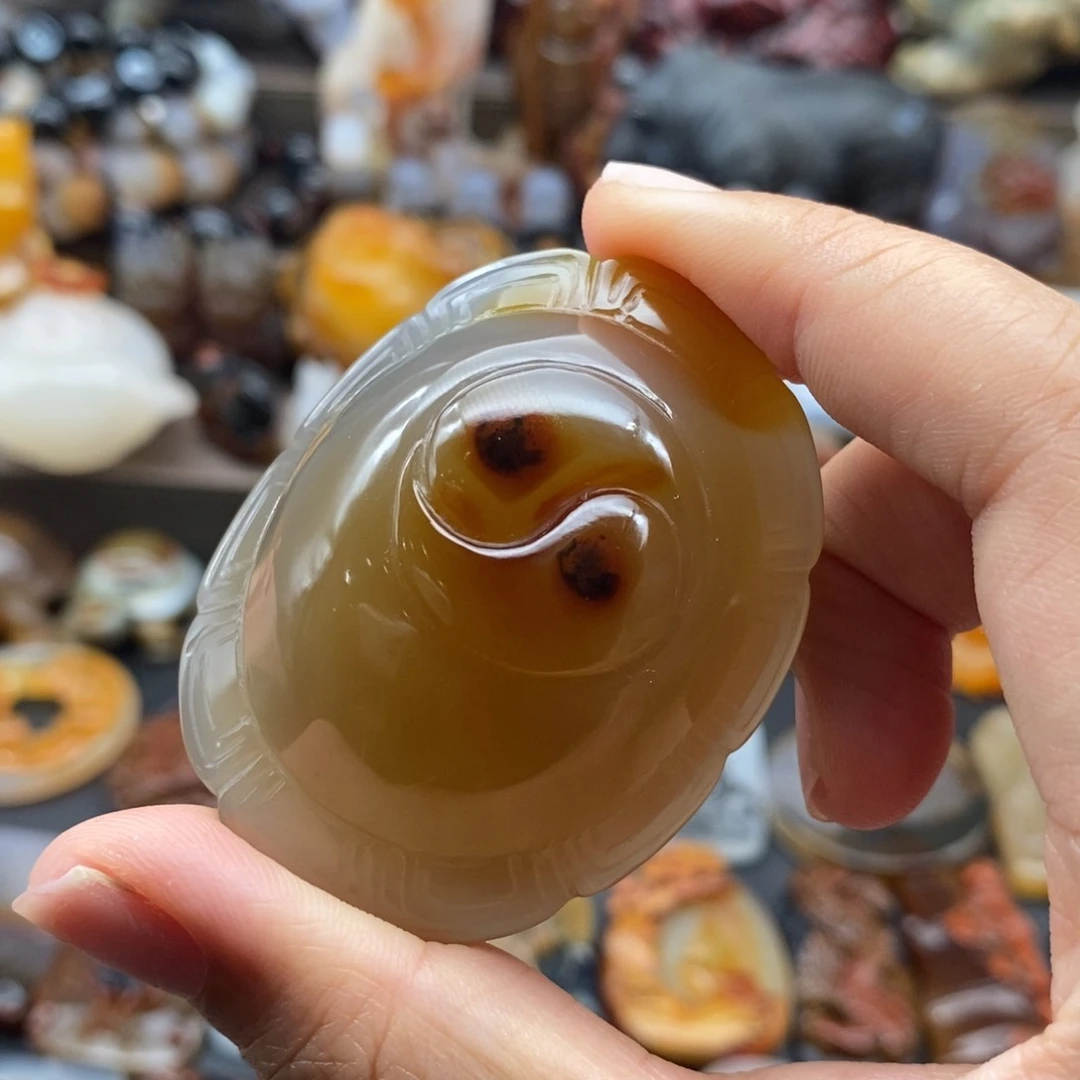 玛瑙/玉髓吊坠(不含链)未镶嵌