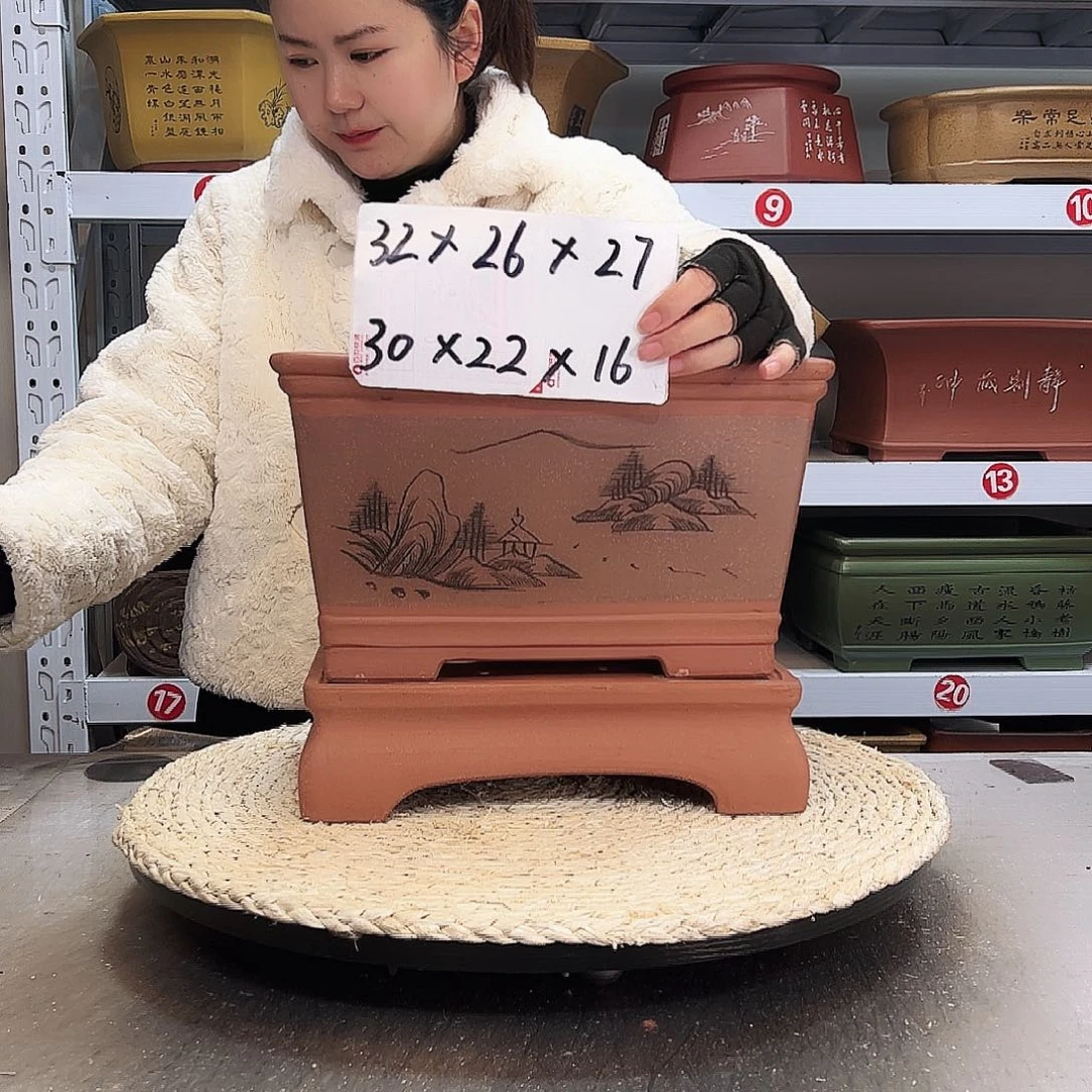 紫砂花盆紫砂花盆