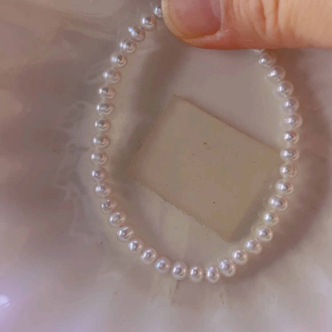 淡水珍珠手绳合金