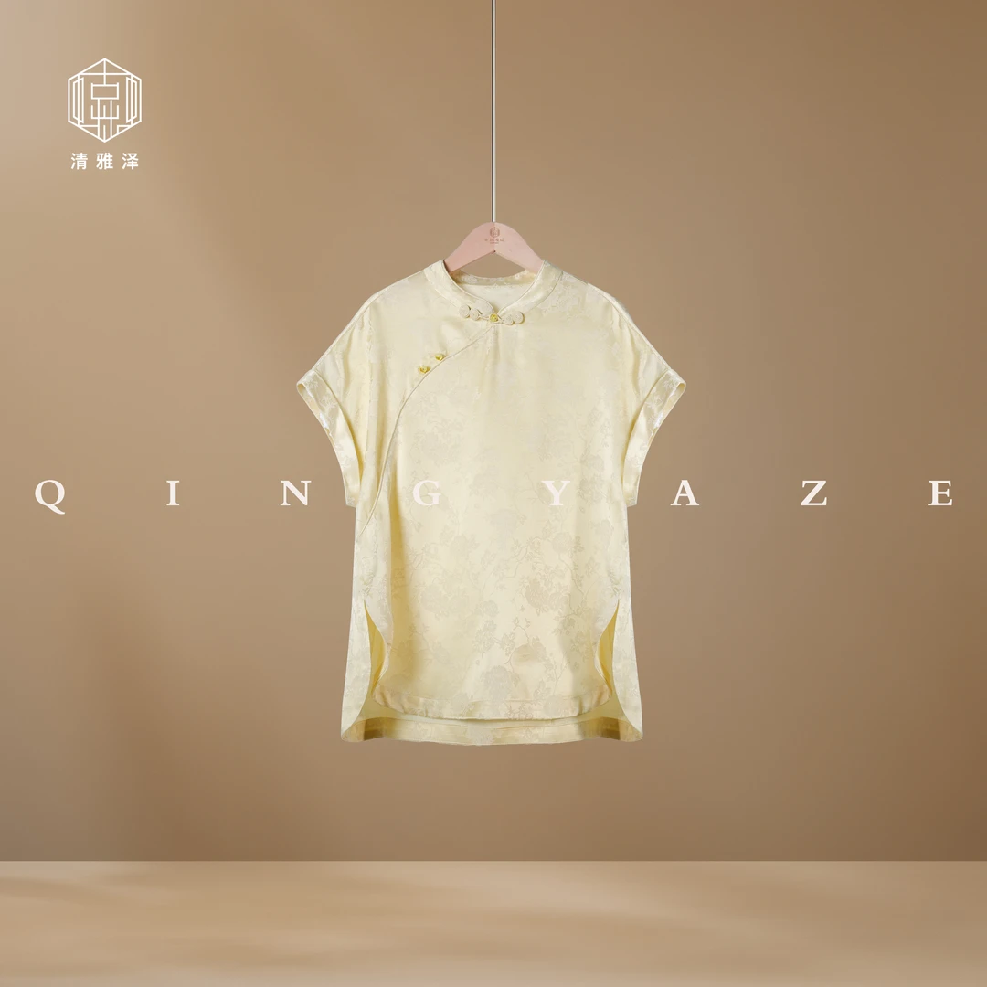 秋梨！挂霜铜氨新中式上衣！GZ5903