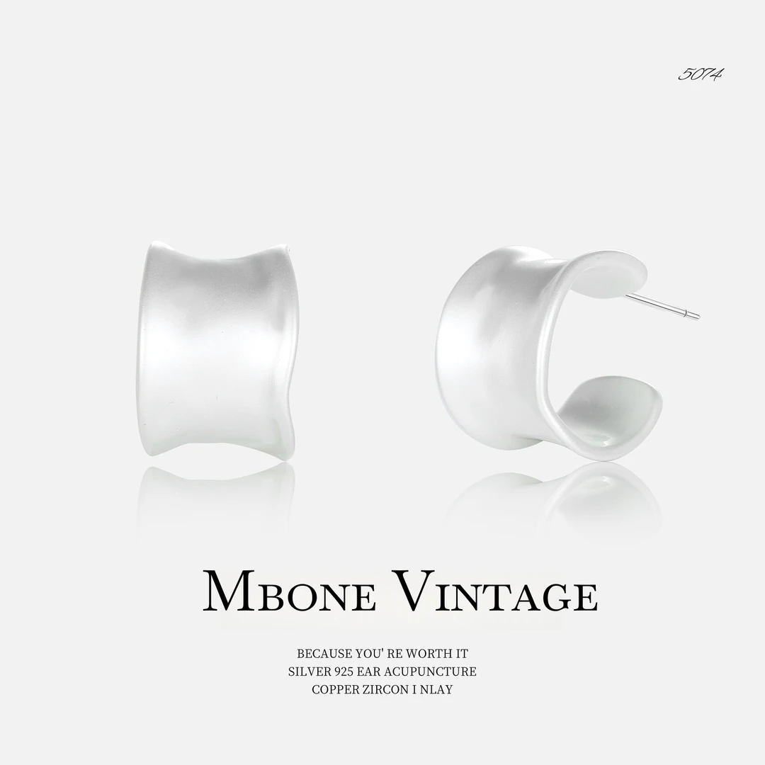 铜合金耳饰 5074 法☆【极简】欧尼维尼私定款小众高级感耳钉耳环