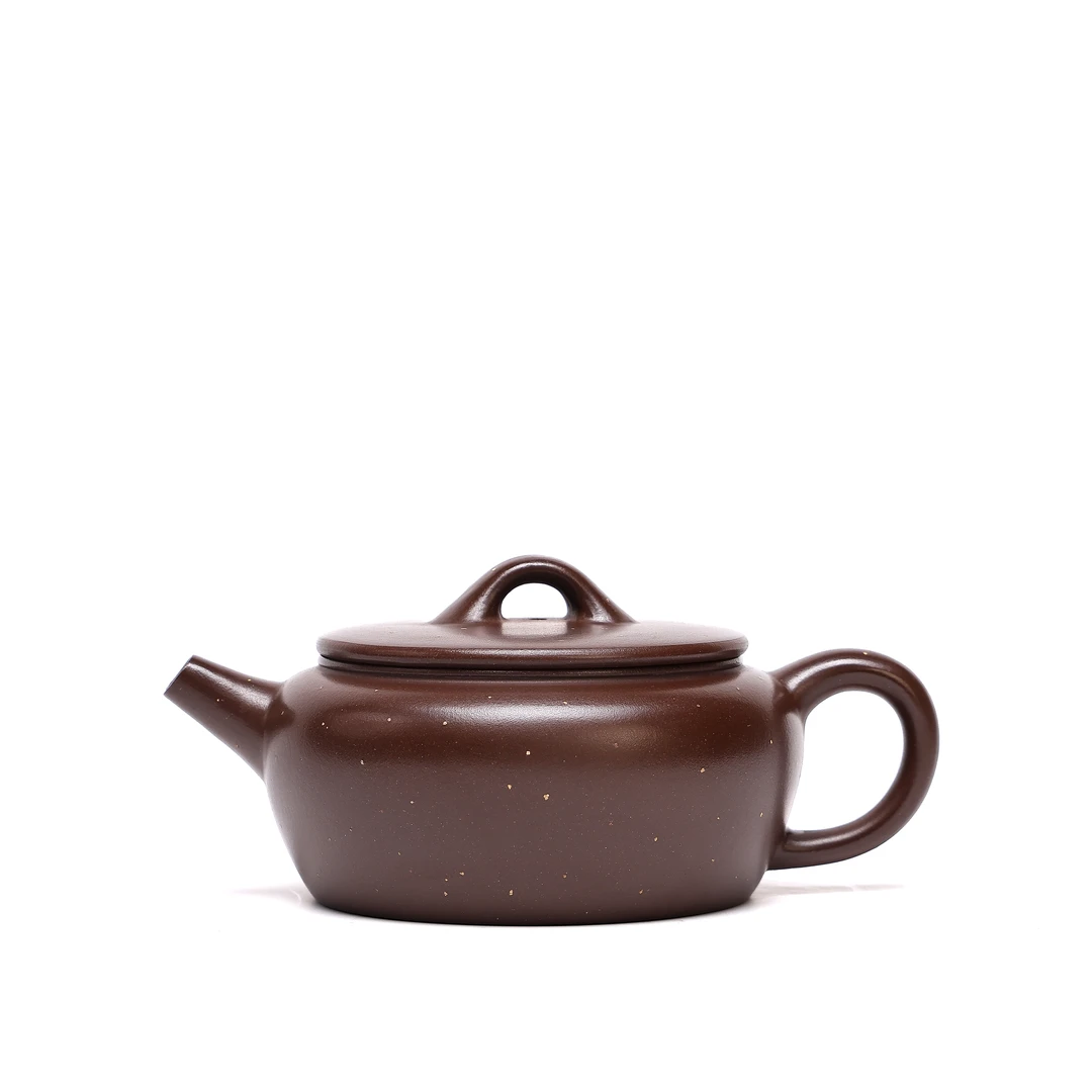 【東言】大彬诗意 · 铺砂-紫泥  150cc 家用紫砂壶 hs