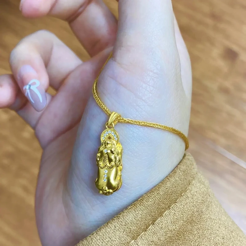合金吊坠 貔貅转运女士项链（2025最新潮流款）气质轻奢时尚百搭
