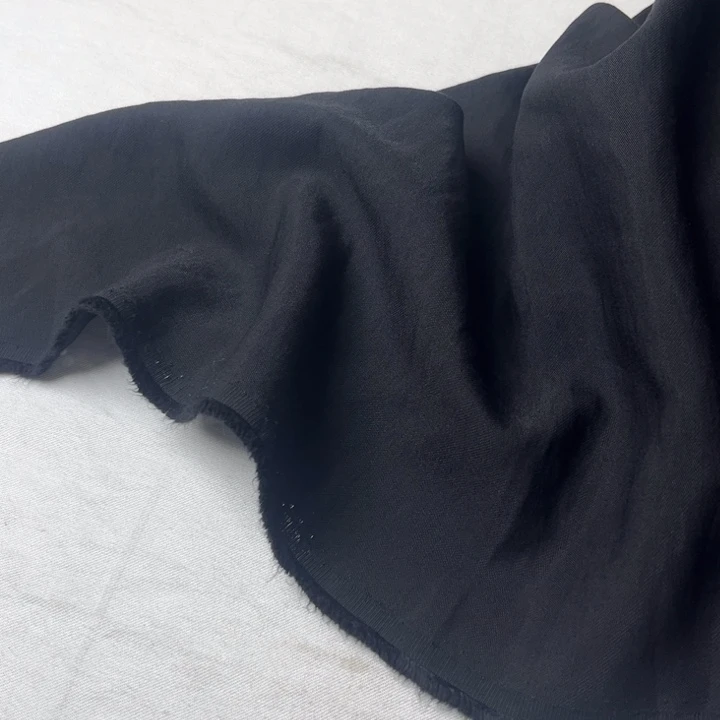 天丝(莱赛尔纤维)黑色天丝棉2米