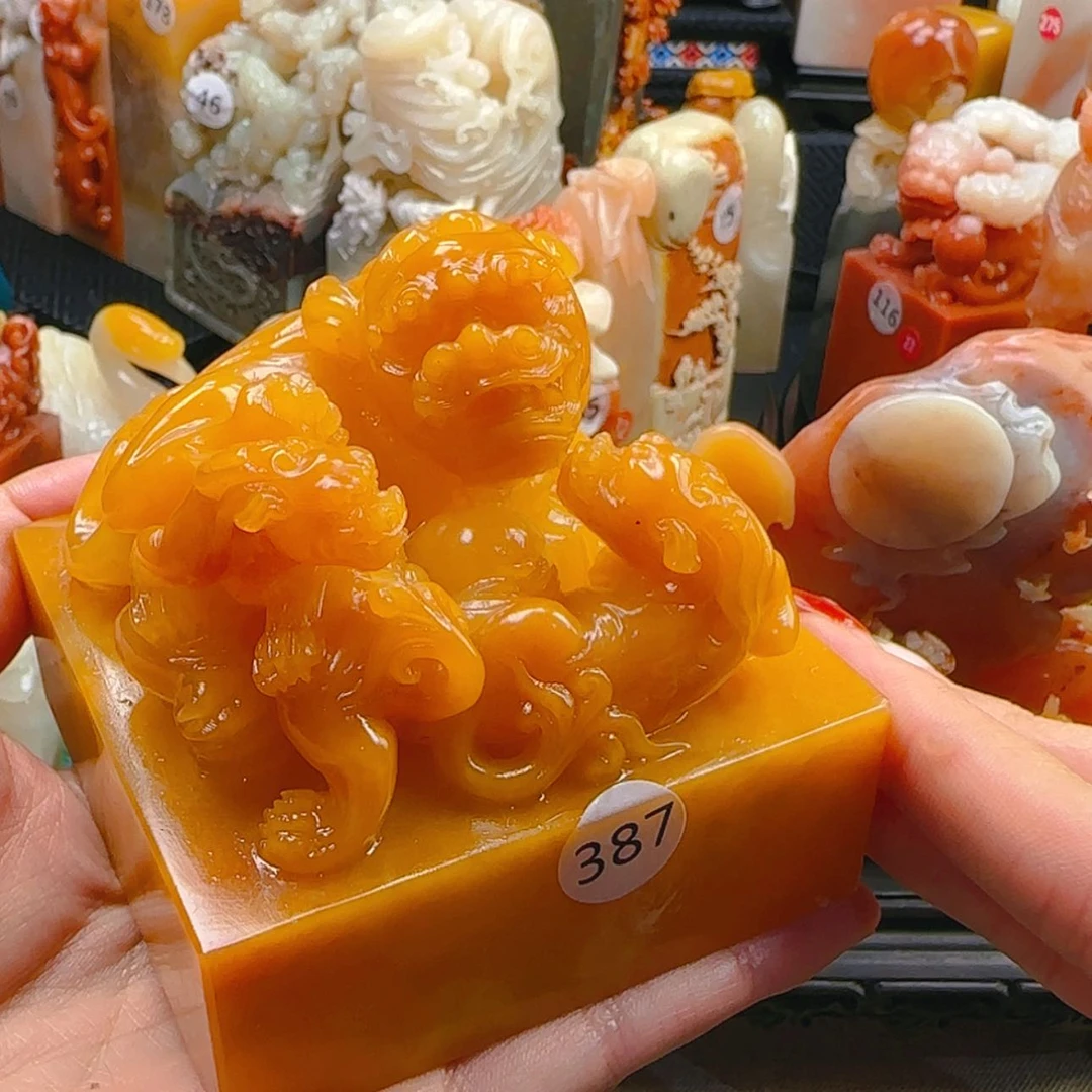 【闪购商品】寿山石印石用****1寿山石印章摆件