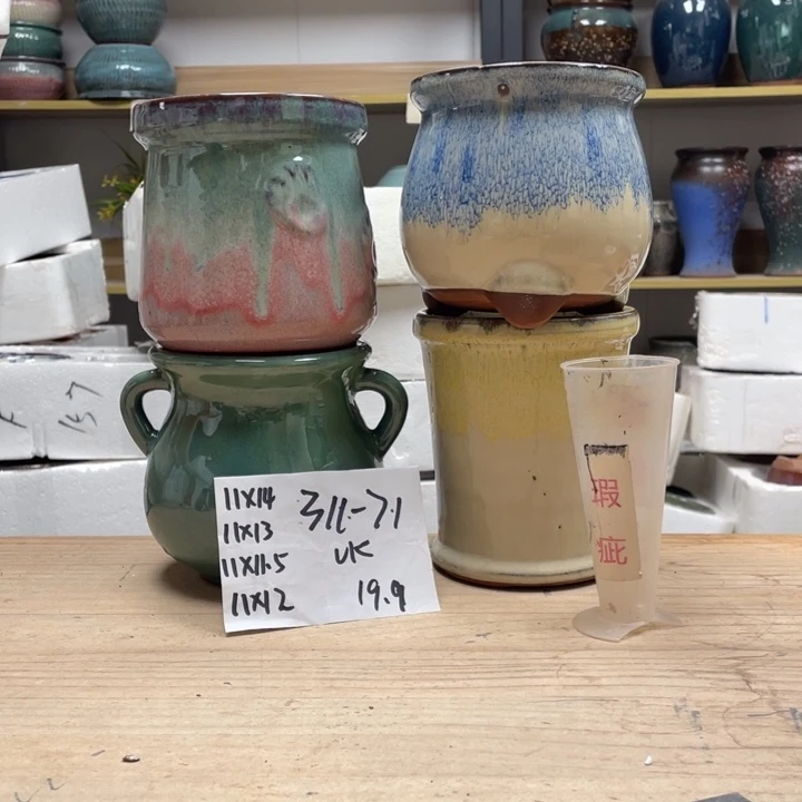 紫砂花盆多肉花盆微瑕71