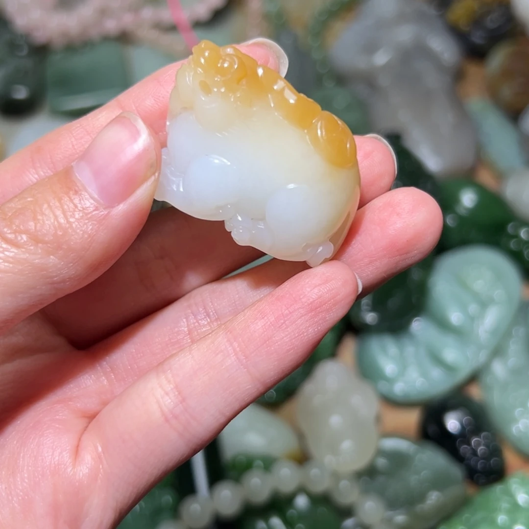 和田玉未镶嵌挂件G*z