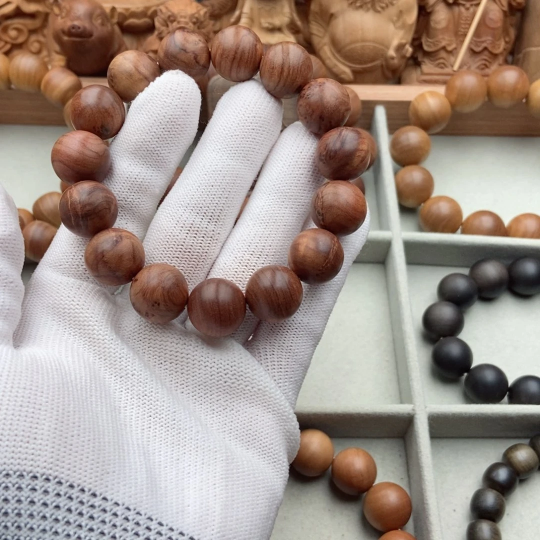 檀香木手串/手链大***子老山檀黑肉奶香沉水手串