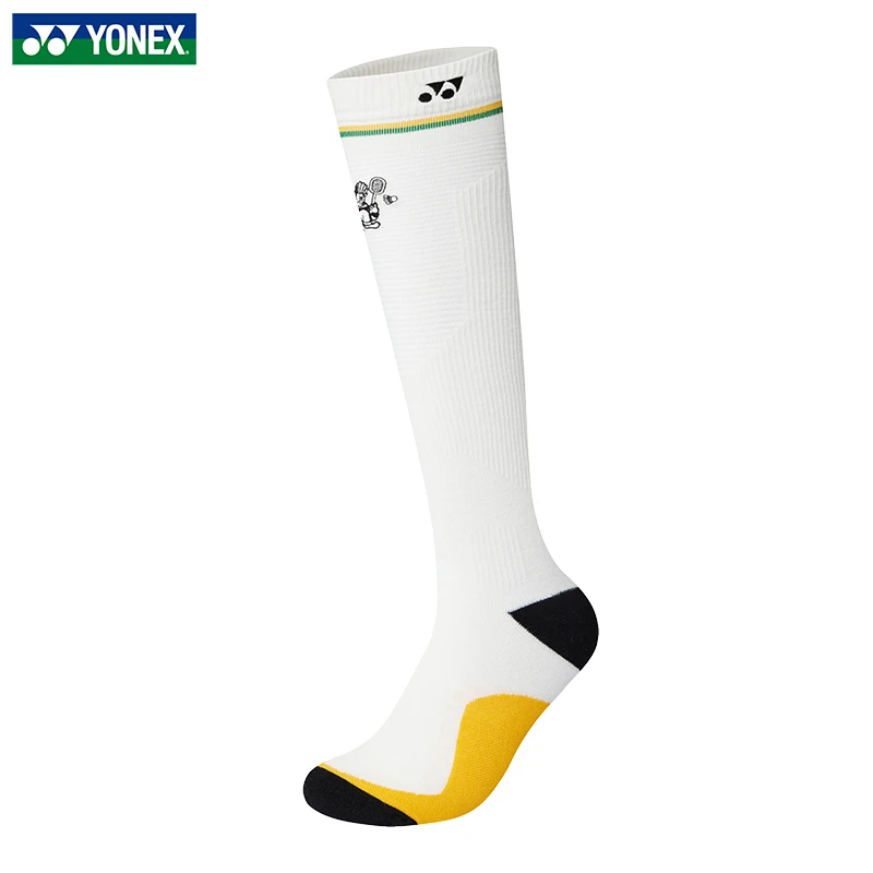 尤尼克斯YONEX25新款YY女款羽毛球网球加厚毛巾底运动袜长筒