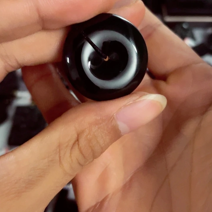 翡翠未镶嵌颈饰平安扣