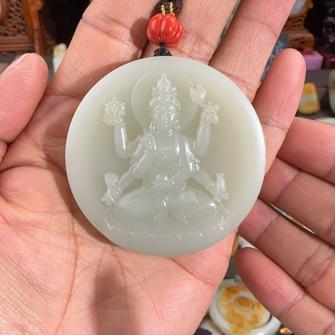 和田玉（青玉）未镶嵌颈饰