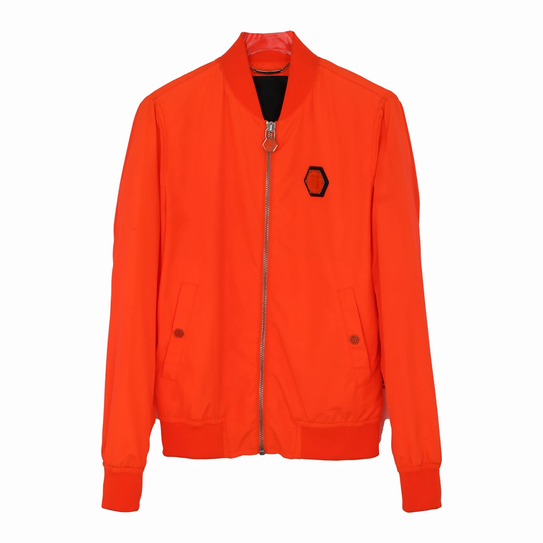 未使用 Philipp Plein 男士防风休闲夹克外套HM210382