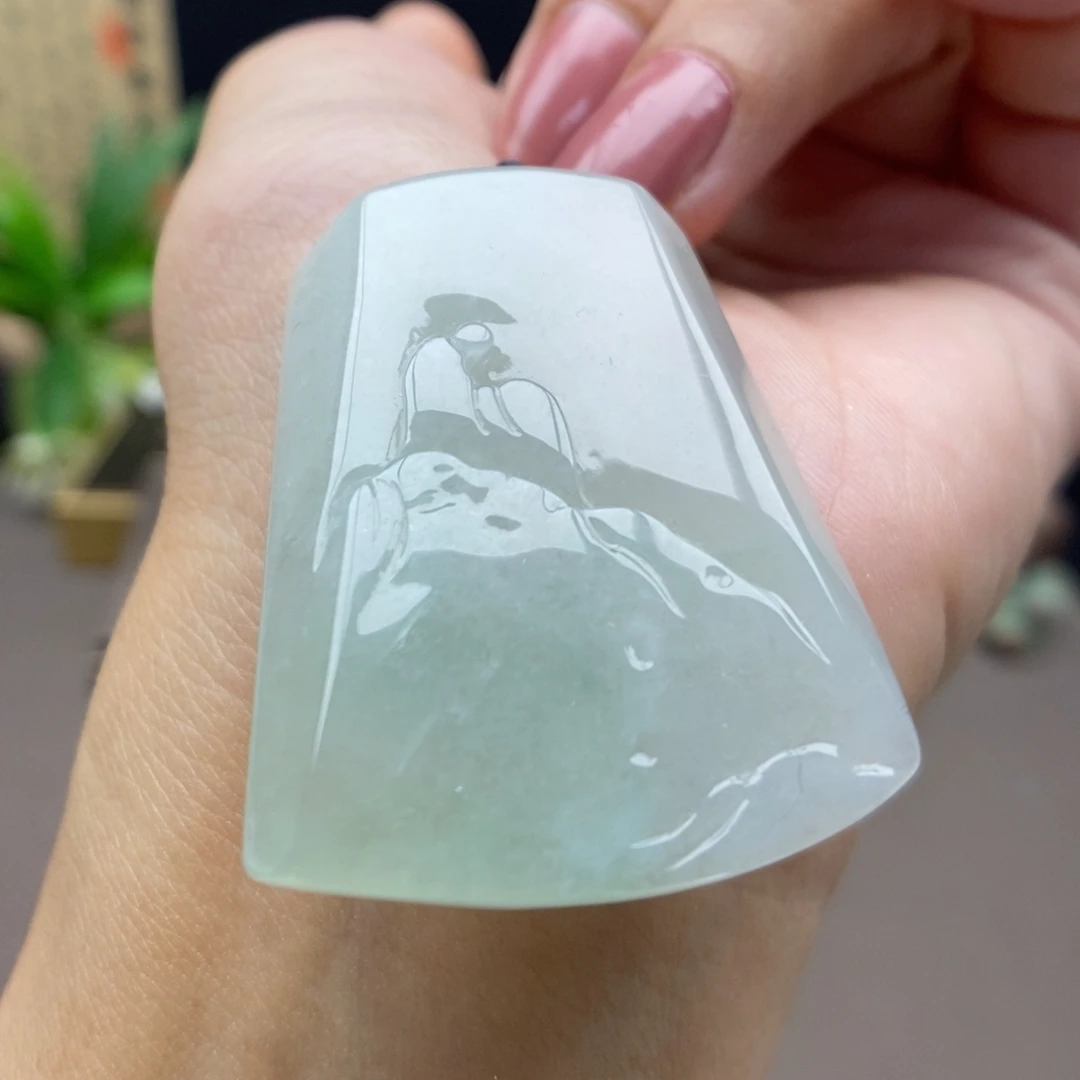 翡翠未镶嵌颈饰吊坠40