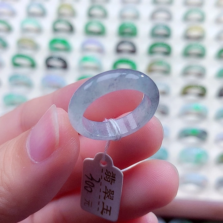 翡翠未镶嵌戒指15-16号