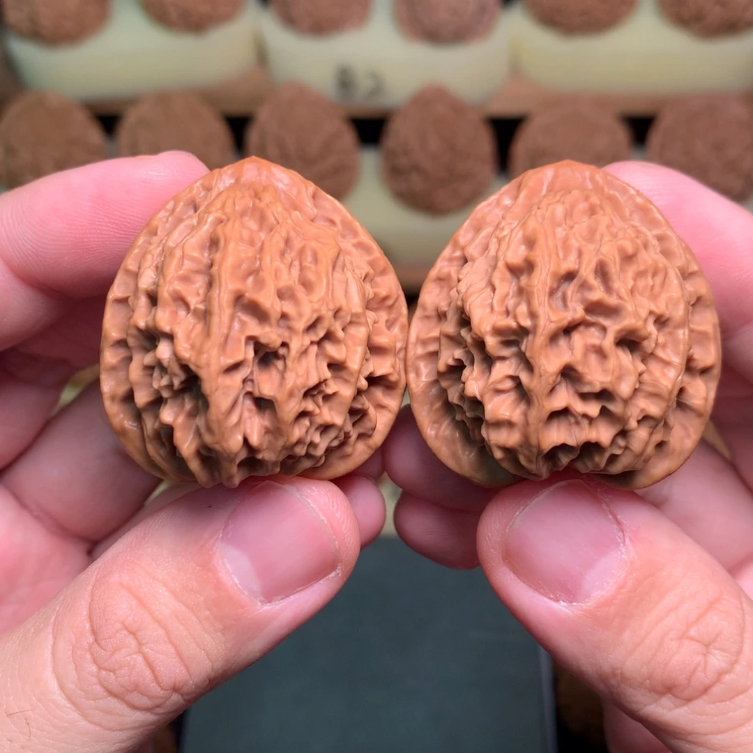 文玩核桃吊坠37原桩鹤渡岭全品