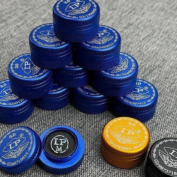 LP梦皮头3.0 台球杆皮头枪头黑八斯诺克垫片皮头