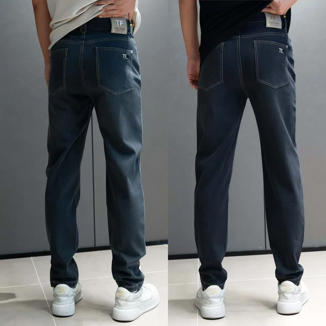 【久久】“直角微修身版型”四面弹柔软舒适男装牛仔裤 251