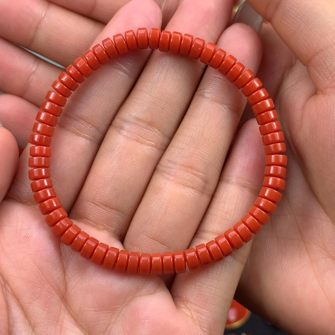 南红玛瑙手串未镶嵌
